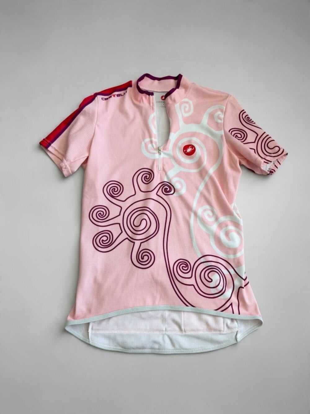 CASTELLI Women’s Pink Cycling Jersey Size Medium